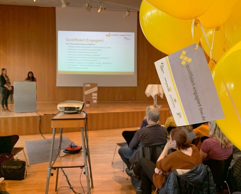 Bild: Start der Bildungsplattform in Karlsruhe im November 2019